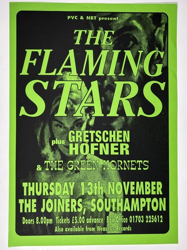 Flaming stars affiche - stars,