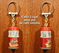 Legal coffee, mini soluble coffee pot, plastic keychain