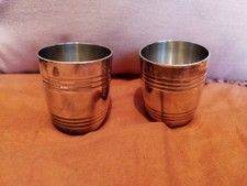 Lot De 2 Timbales En Argent