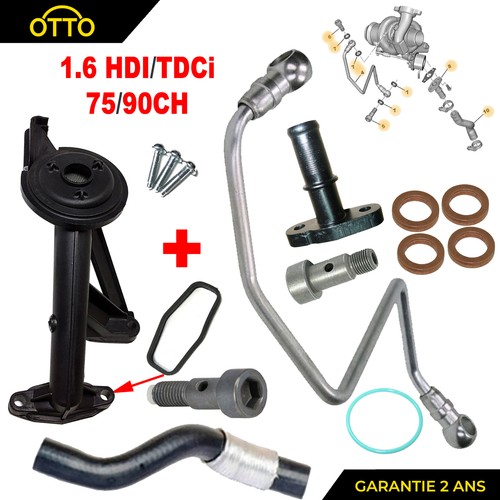 Kit montage turbo crepine - turbo,