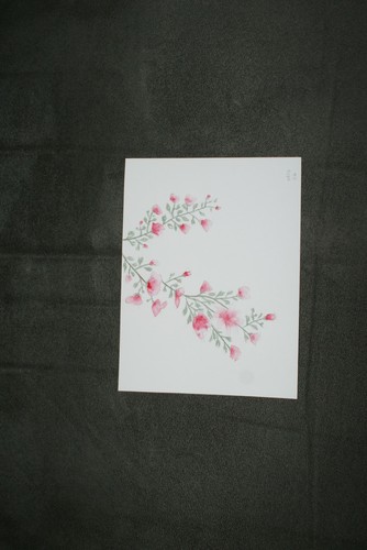 Aquarelle originale branche - originale,