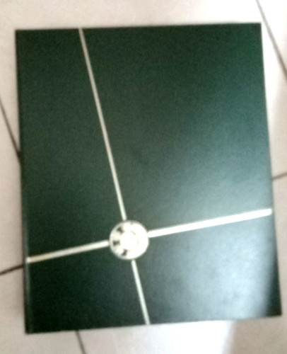 Classeur vis vert avec - classeur,