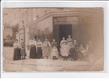 CHARENTON LE PONT : carte photo de l'épicerie "aux produits maconnais" DURIAU