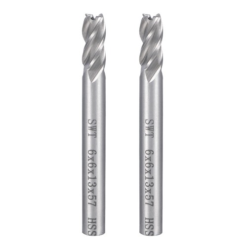 2pcs 6mm tige 13mm droit - tige, x