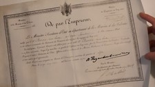 Ancien Brevet de Capitaine au