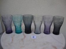 lot de 6 verres  COCA COLA 