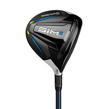 Left Handed TaylorMade SIM 2 MAX 16.5* 3HL Wood Regular FujiVentus Blue FW
