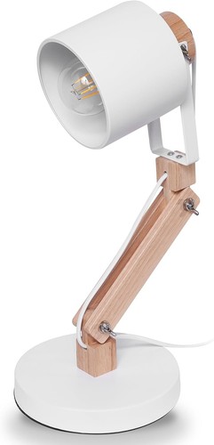 Lampe bureau design bois - de,