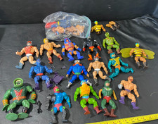 huge lot He-Man 15 figures with bonus bag of parts MOTU