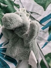 Doudou Marionnette J-LINE dinosaure Vert