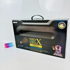 Console SNK NEO GEO X GOLD Limited Edition Complete Box Working Japan