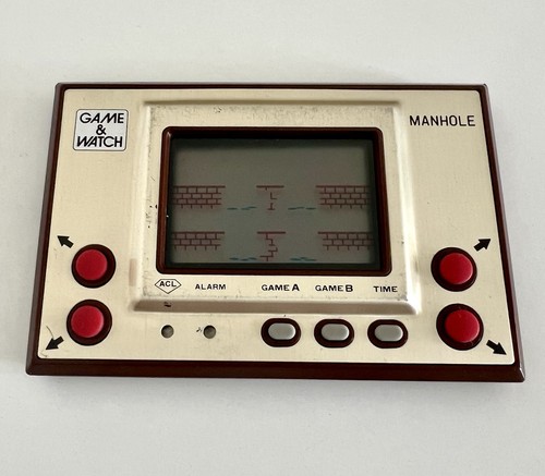 Nintendo game watch manhole - nintendo, &