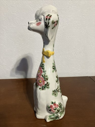 Chien céramique ancien - ancien,