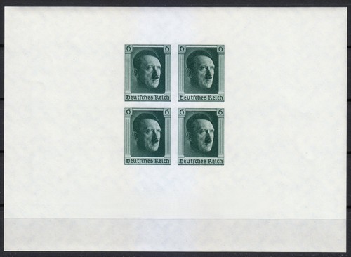 Allemagne 1937 mnh block 8 - allemagne,