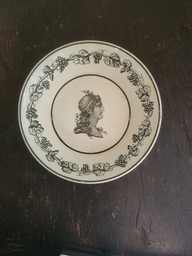 Ancienne soucoupe faïence - ancienne,