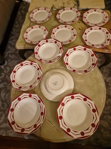 Assiettes 6creuses digoin - 12,