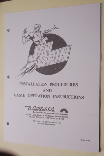 Flipper gottlieb jet spin - flipper,