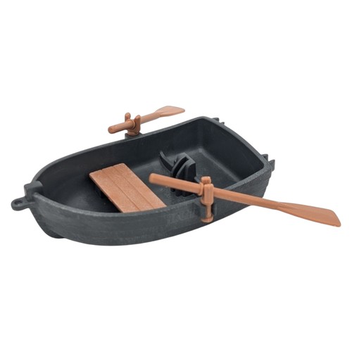 Playmobil bateau gris marron