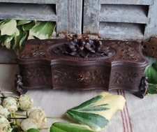 ANCIENNE BOITE EN BOIS A GANTS
