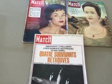 Paris Match lot 3 numeros 