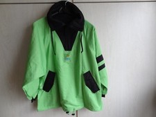 Veste blouson vert et noir
