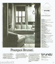 ADVERTISING ADVERTISING 036 1977 Casa Brunati Leather Sofa