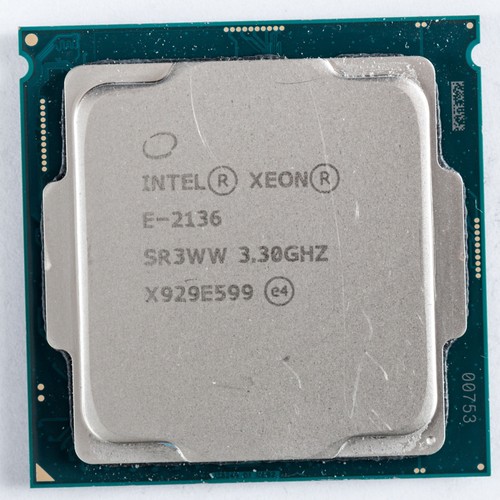 Intel xeon 2136 sr3ww - intel, e-2136