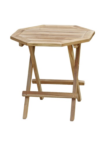 Table teck luang octogonale - en,