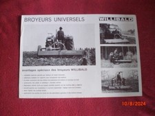 ANTIQUE WILLIBALD UNIVERSAL CRUSHER ADVERTISING PROSPECTUS