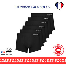 Boxers Homme Lot de 6 Coton