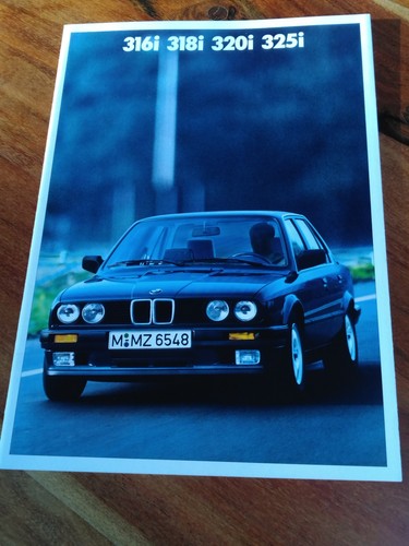 Brochure 1988 bmw 316i 318i - brochure,