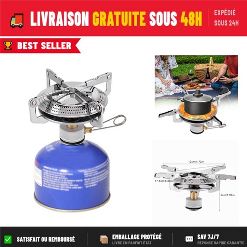 Réchaud camping portable - réchaud,