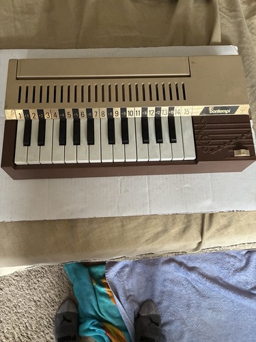 Vintage bontempi keyboard - vintage,