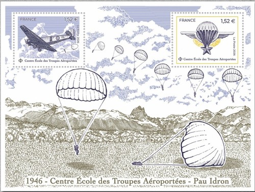 New france bloc - france, feuillet