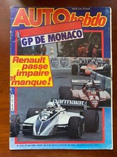 AUTO HEBDO n°319 du 27/05/1982; GP de Monaco/ Audi Coupé GT 5E Toyota Celica 200
