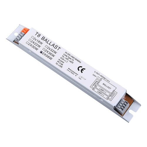 220240v 2x58w ballasts - t8,