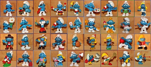 Schtroumpf figurines - schtroumpf,