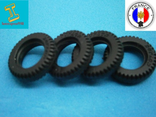 Lot pneus noir crantés - 4,