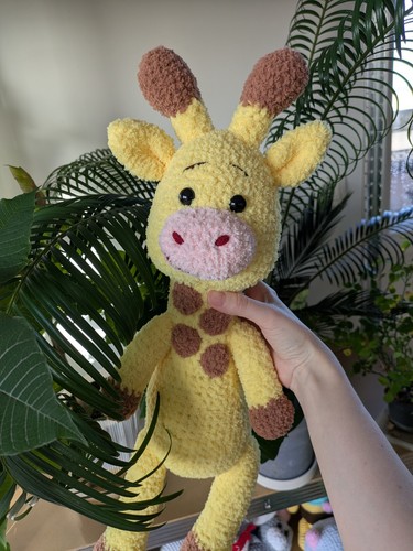 Girafe grande doudou - girafe,