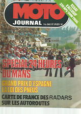 MOTO JOURNAL N°360 SPEC. 24H MANS / BPS SWM 320 TL / GP ESPAGNE