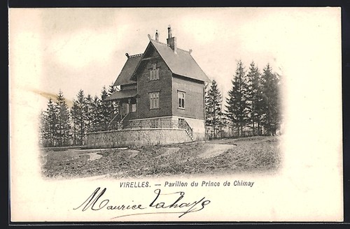 Cpa virelles pavillon - pavillon, du
