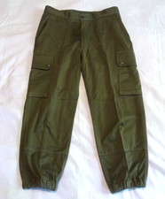 PANTALON NEUF TREILLIS COMBAT KAKI F 2 ELASTIQUE ARMEE FRANCAISE 84 C