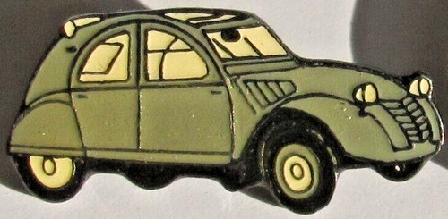 Pin voiture grise deux - pin's,