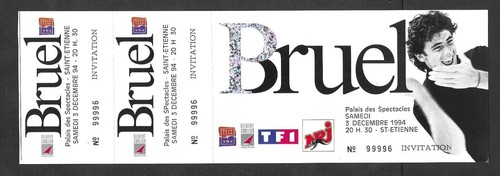 Rare ticket billet - billet, concert