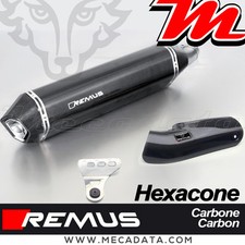 Silencieux Pot échappement Remus Hexacone carbone BMW R 1200 GS Adventure 2015