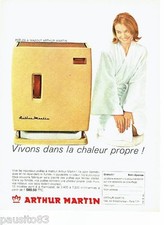 1965 Arthur Martin ADVERTISING 116 Oil Stove