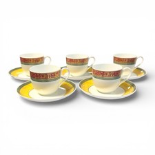 5 Tasse Café Thé Soucoupes