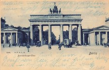 Carte postale Berlin Porte de