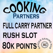 Cooking Partner Event and 4-5-6 ⭐ sticker | 80k Points Rush slot | Fast Delivery
