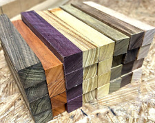 32 OSAGE BOCOTE ROSEWOOD MACAWOOD CANARYWOOD PURPLEHEART PADAUK IPE PEN BLANKS